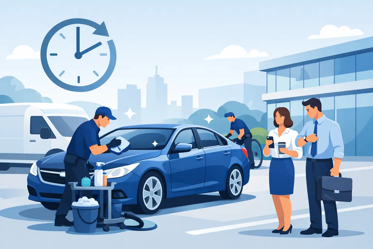 Office Car Detailing Service That Saves Time