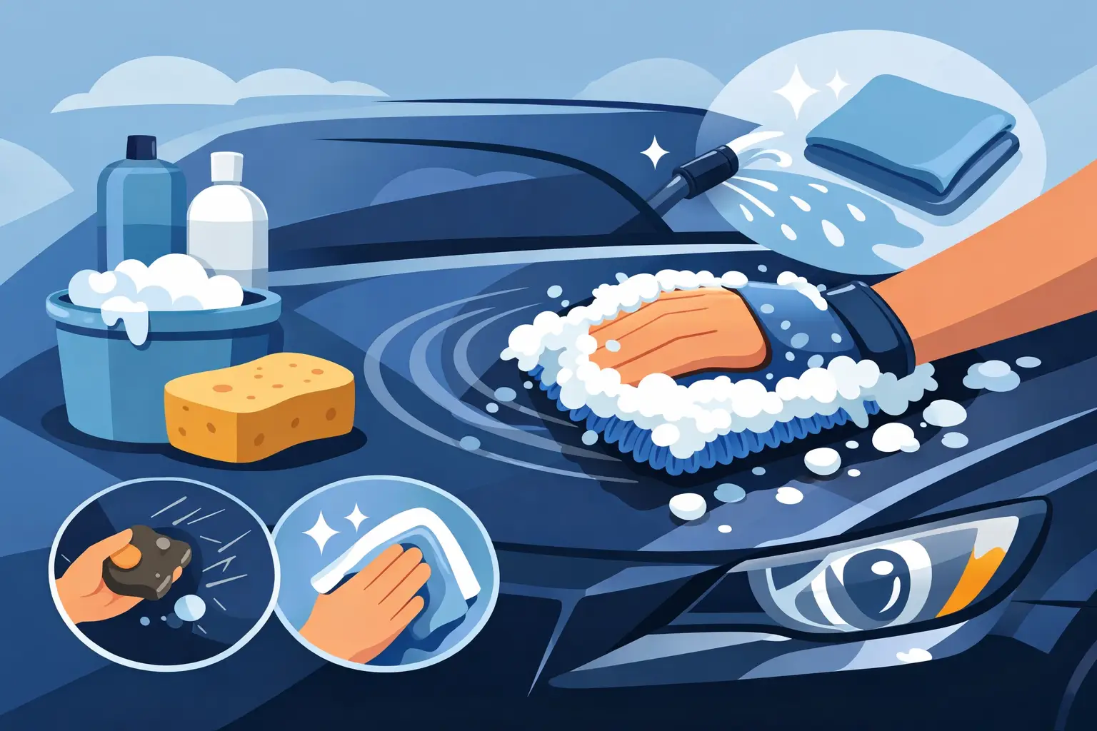 How to Hand Wash to Avoid Swirl Marks