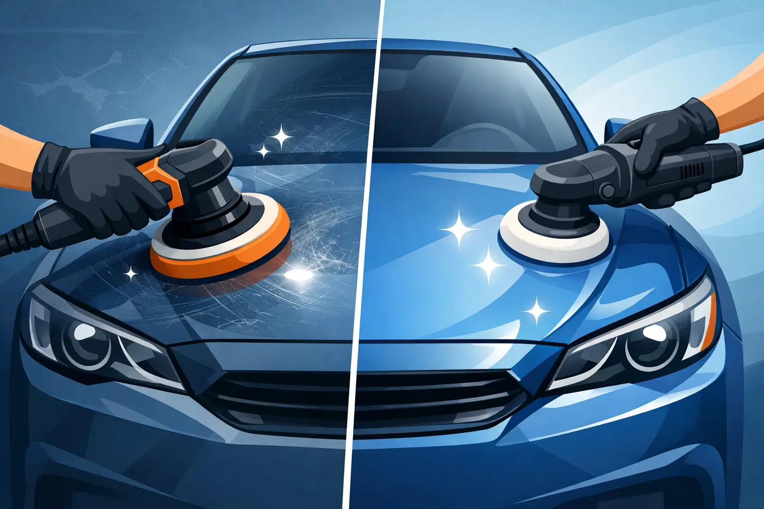 Paint Correction vs Polish for a Better Finish