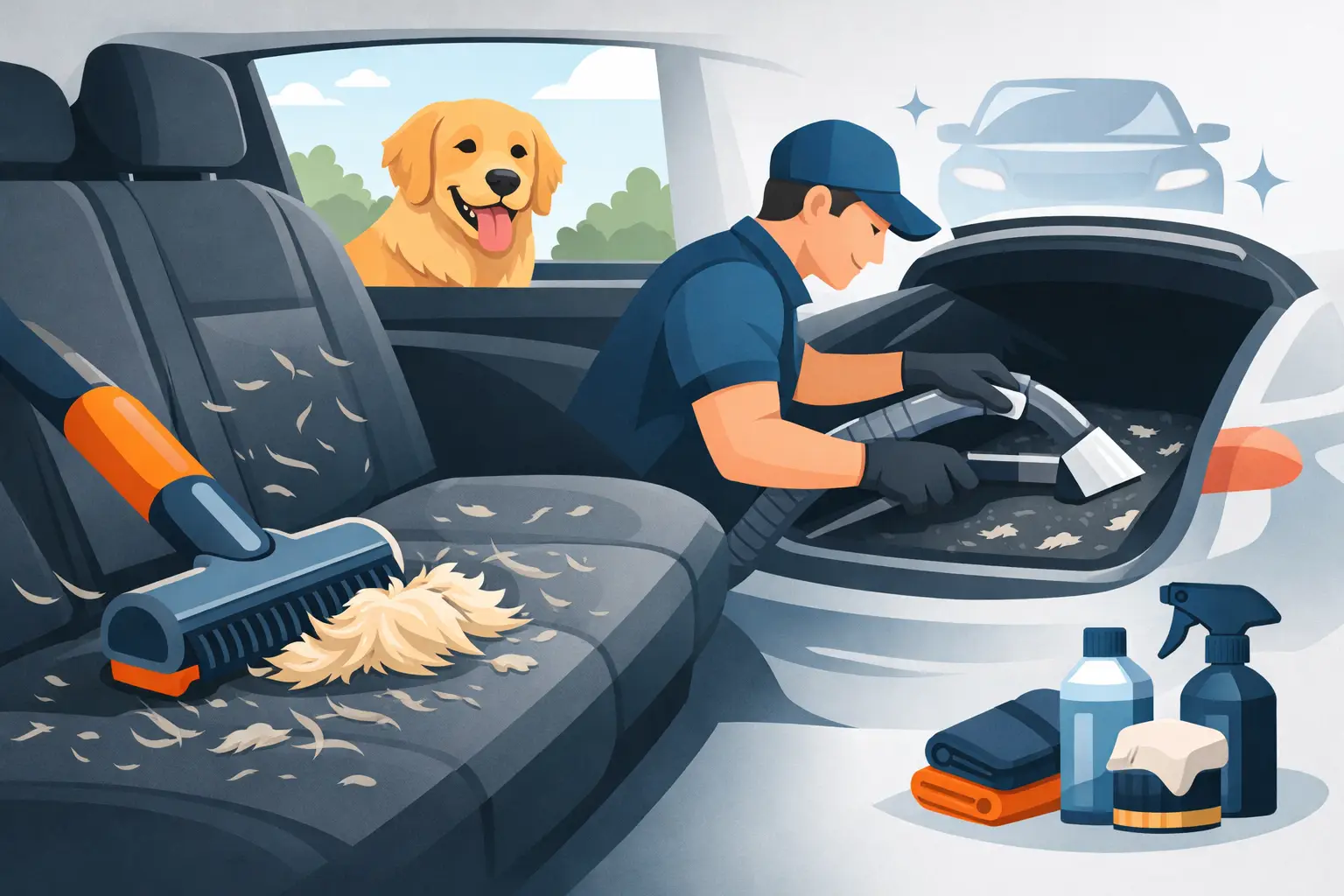Pet Hair Removal Car Detailing Done Right