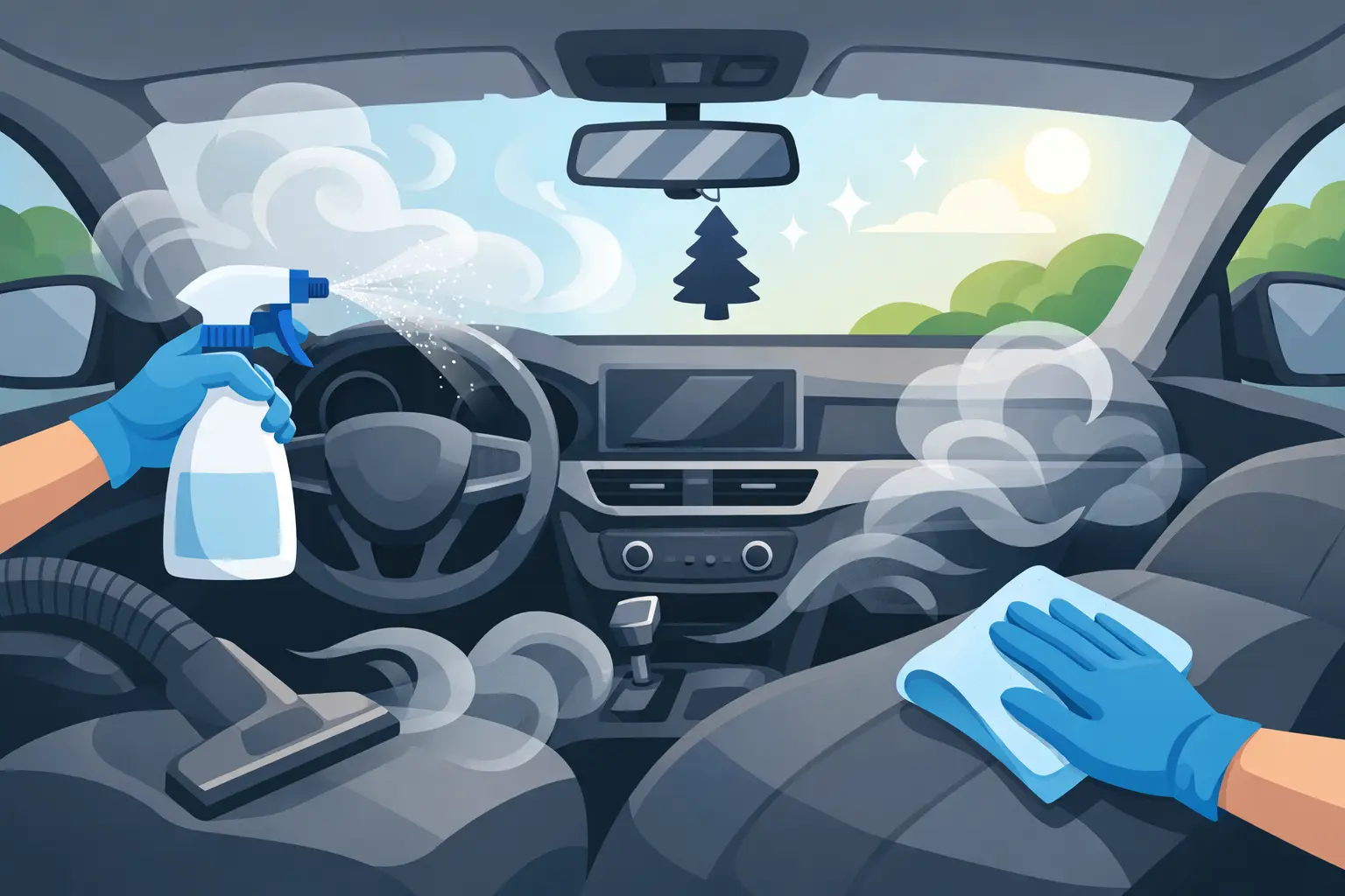 Smoke Odor Removal Car Interior Guide