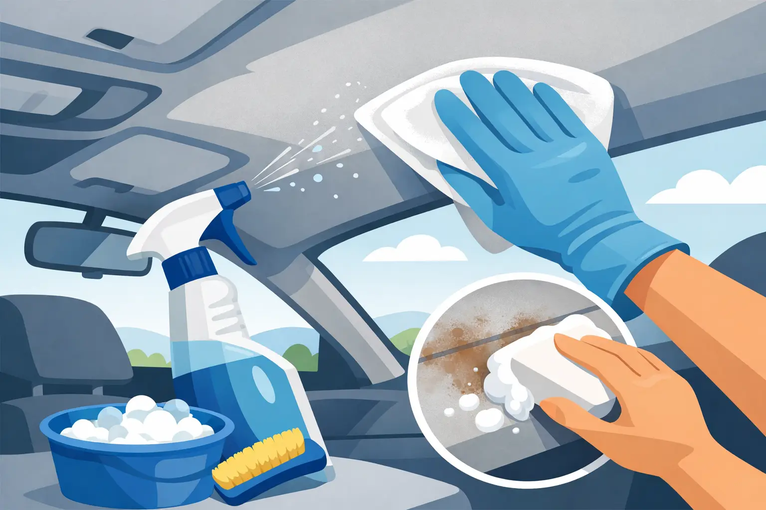 How to Clean Car Headliner Without Causing Damage