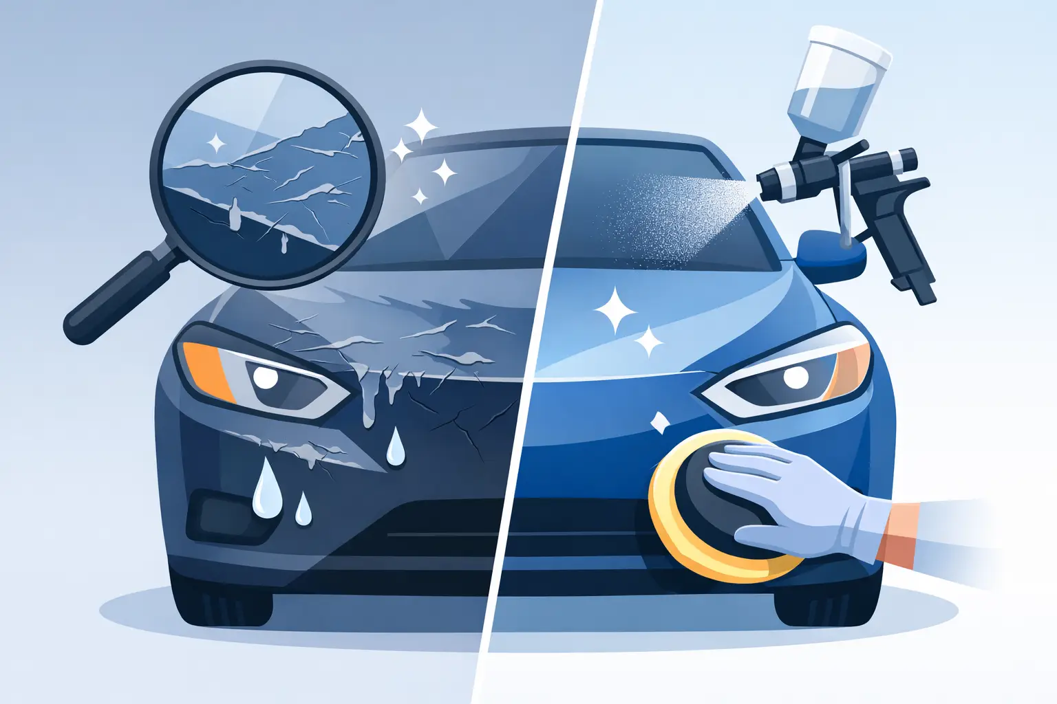 Your Guide to Clear Coat Damage and Repair